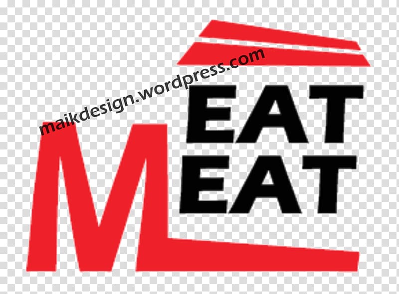 Brand Logo Product design Font, Eat Meat transparent background PNG clipart