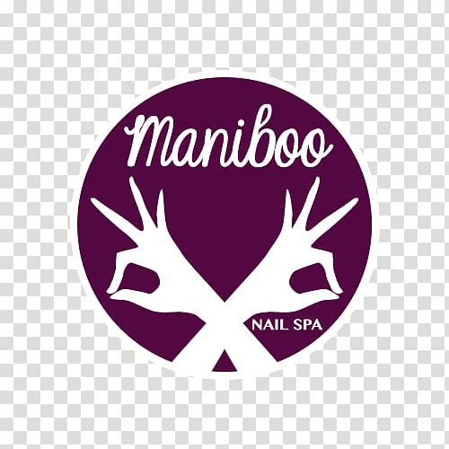 Maniboo Cosmetics Logo Gioberti nail spa Manicure, Nail salon Logo transparent background PNG clipart