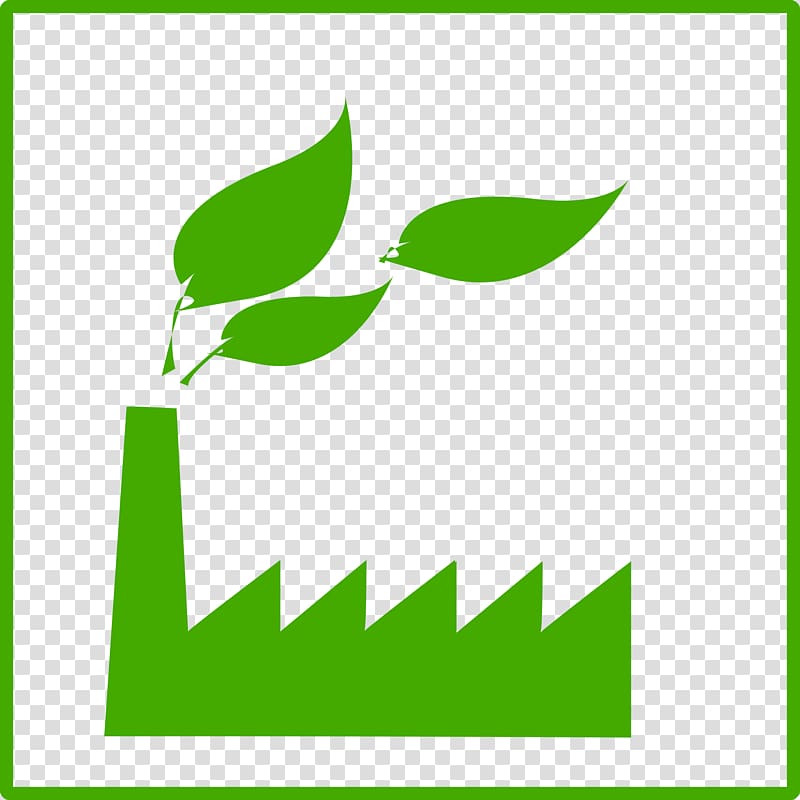 green leaf illustration, Computer Icons Factory Symbol , Eco Green Factory Icon transparent background PNG clipart