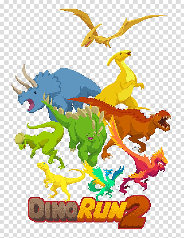 Dino Run DX Video Games Dinosaur PixelJAM Games, dino run transparent ...