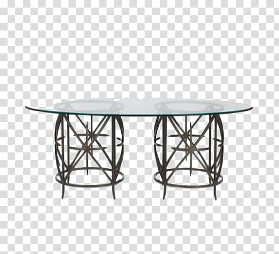 Glass feet round table transparent background PNG clipart