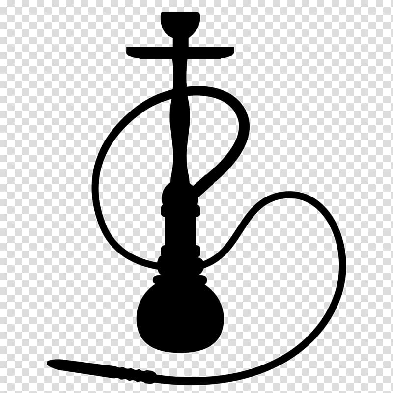 silhouette of hookah , Tobacco pipe Hookah lounge Moods Eatery & Cafe, coal transparent background PNG clipart