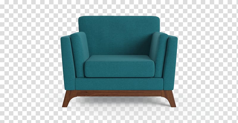 Wing chair Furniture Club chair Armrest, armchair transparent background PNG clipart