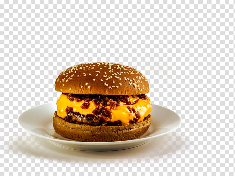 Hamburger Cheeseburger Fast food Breakfast sandwich Veggie burger, cheddar transparent background PNG clipart