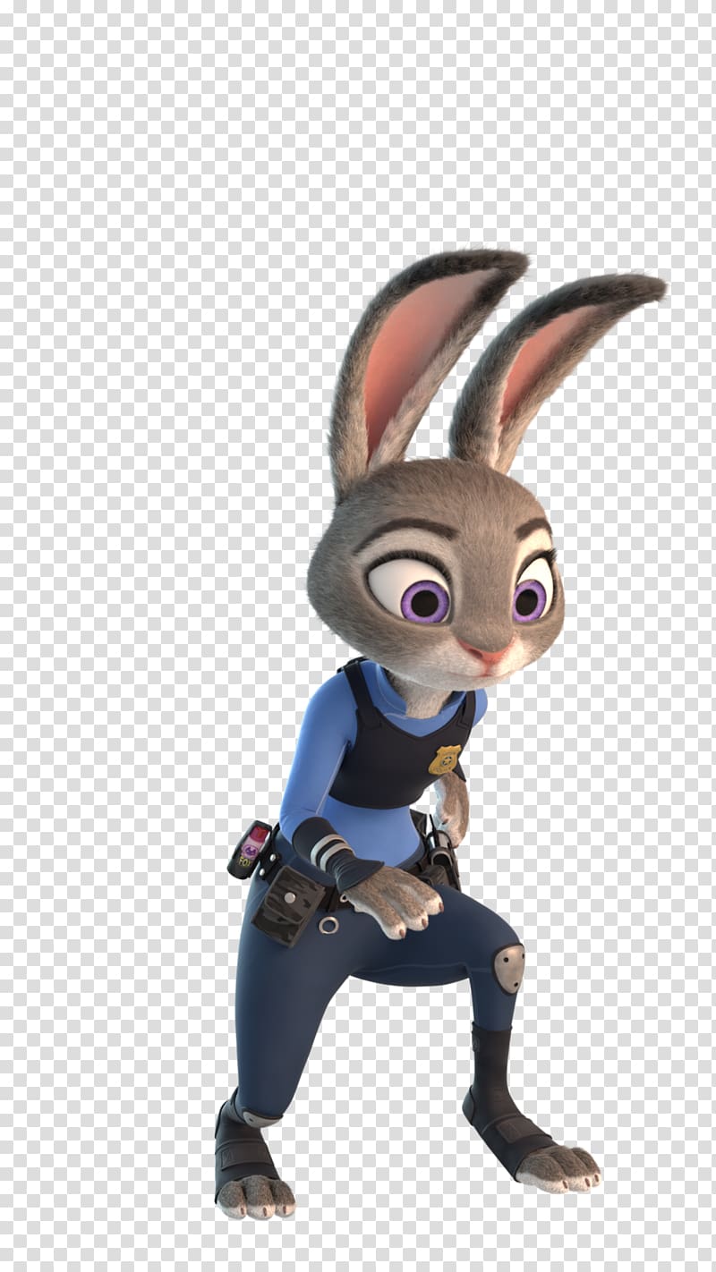 Lt. Judy Hopps Rabbit Character, rabbit transparent background PNG clipart