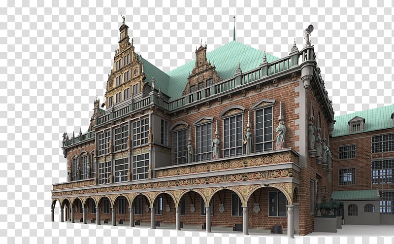 Bremen City Hall Town Musicians of Bremen Illustration, Sophia Cathedral creative transparent background PNG clipart