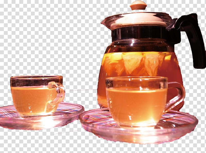 Teapot With A Straw, Pot Tea, Iced Tea, Tea Cups PNG Transparent