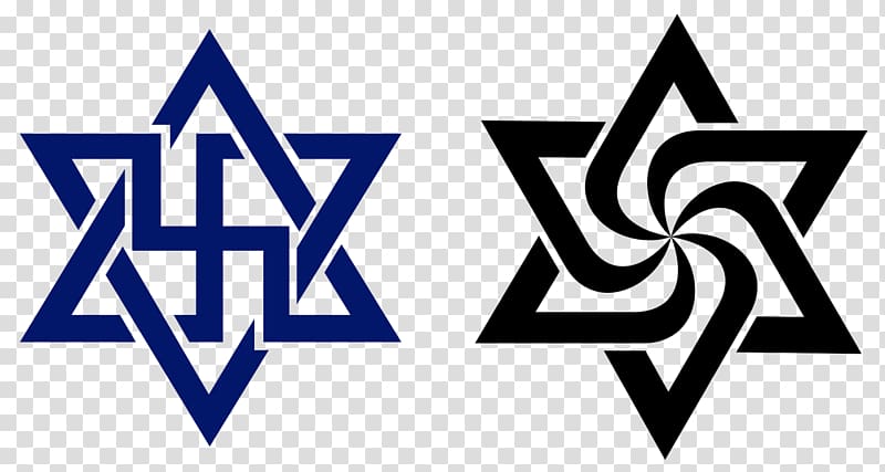 Swastika Star of David Raëlism Religion Symbol, symbol transparent background PNG clipart