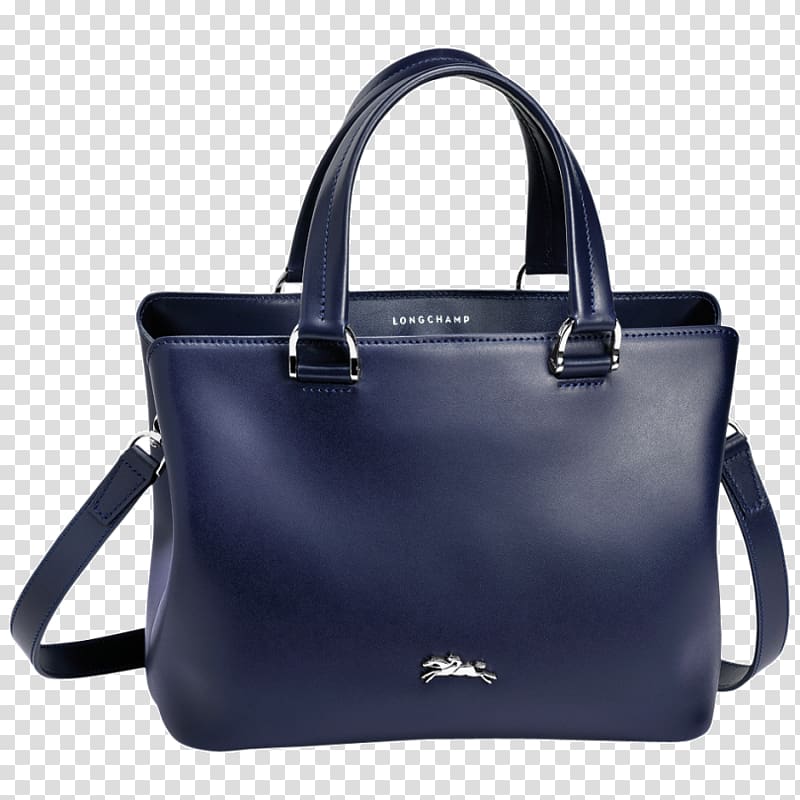 Handbag Longchamp Navy blue, bag transparent background PNG clipart