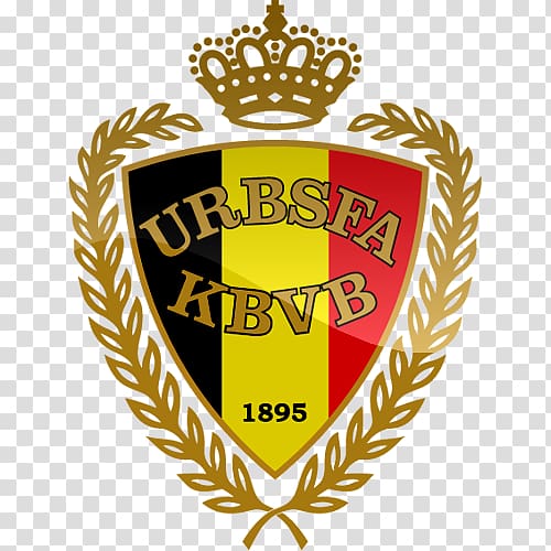 1895 URBSFA KBVB emblem, Belgium national football team Belgium national under-21 football team 2018 FIFA World Cup Royal Belgian Football Association, Crest transparent background PNG clipart