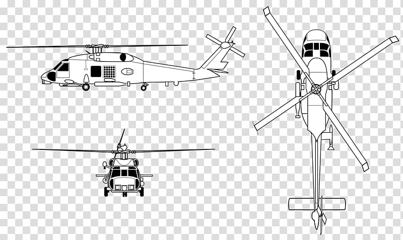 Helicopter rotor Sikorsky HH-60 Pave Hawk Sikorsky SH-60 Seahawk Sikorsky UH-60 Black Hawk Sikorsky HH-60 Jayhawk, helicopter transparent background PNG clipart