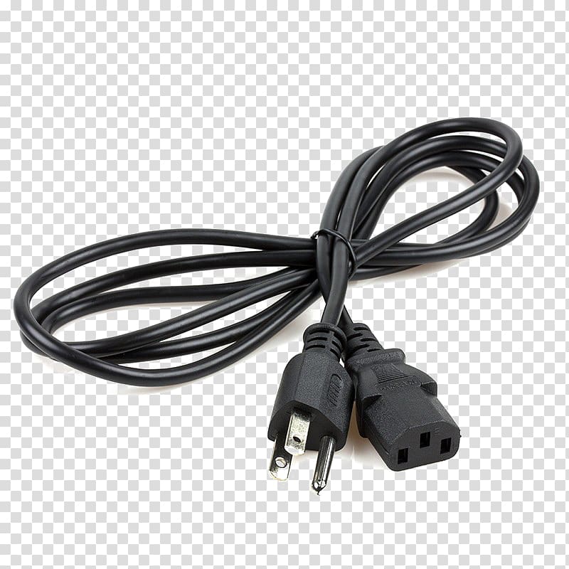 Power cord Electrical cable Power cable Extension Cords Computer Cases & Housings, Computer transparent background PNG clipart