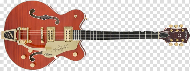 Gretsch G5420T Electromatic Semi-acoustic guitar Bigsby vibrato tailpiece, guitar transparent background PNG clipart