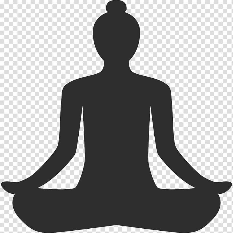Lotus position Yoga Meditation Illustration, everest base camp transparent background PNG clipart