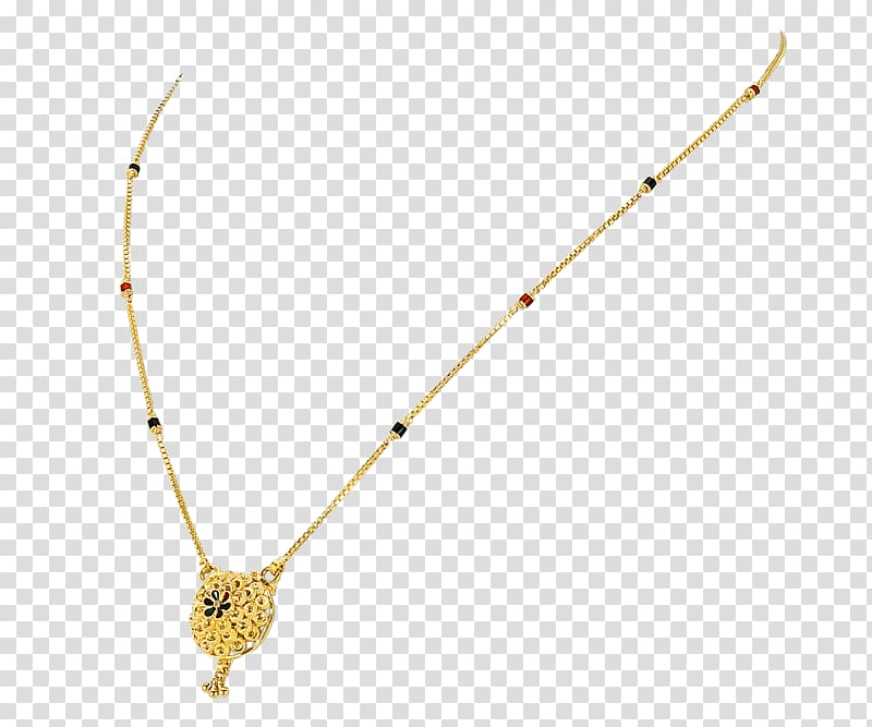 Necklace Orra Jewellery Gold Mangala sutra, necklace transparent background PNG clipart