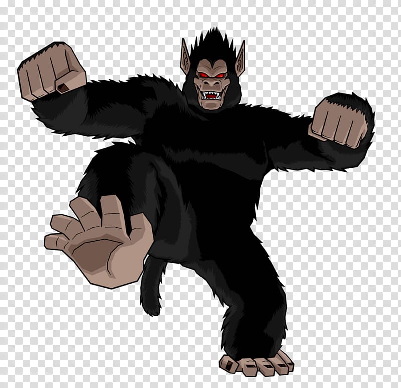 Goku Vegeta Gohan Nappa Great apes, goku transparent background PNG clipart