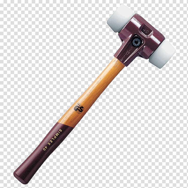 Dead blow hammer Mallet Soft-faced hammer plastic, multi tool hammer transparent background PNG clipart