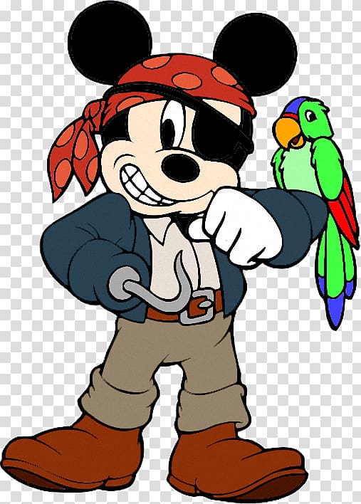 Mickey Mouse Minnie Mouse Donald Duck Daisy Duck Pirates of the Caribbean, mickey mouse transparent background PNG clipart