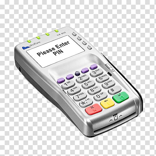 PIN pad VeriFone Holdings, Inc. EMV Contactless payment Card reader, credit card transparent background PNG clipart