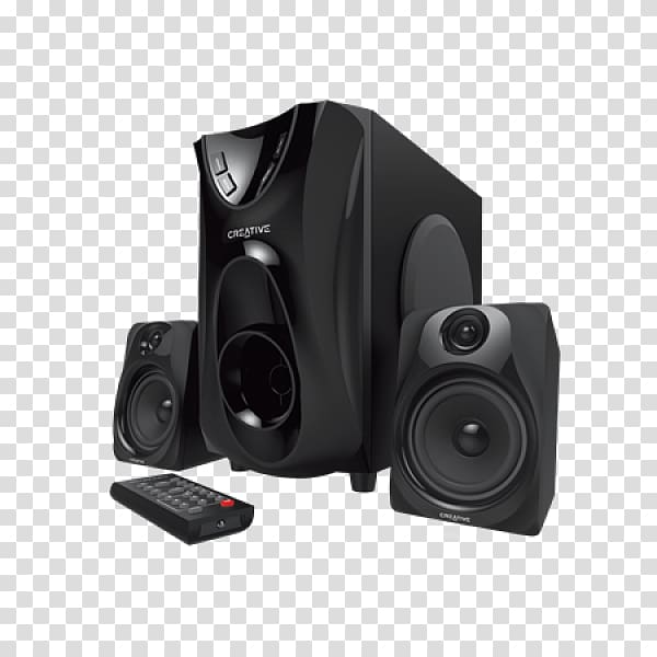 Digital audio Home Theater Systems Creative Technology Loudspeaker Computer speakers, Computer transparent background PNG clipart