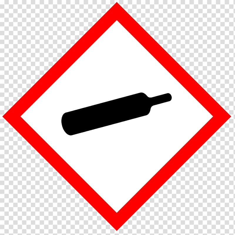 GHS hazard pictograms Globally Harmonized System of Classification and Labelling of Chemicals Gas cylinder Hazard symbol, symbol transparent background PNG clipart