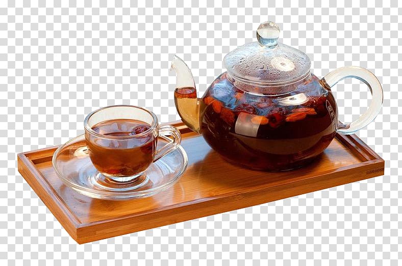 Ginger tea Drinking Food Eating, Hawthorn tea pot transparent background PNG clipart