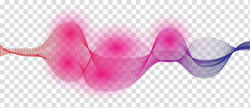 pink and purple sound wave illustration, Sound Wave , fantasy pink sound wave curve transparent background PNG clipart