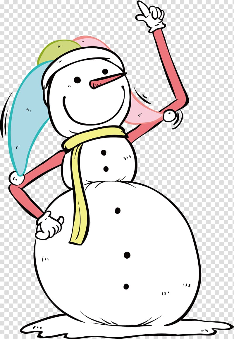 Snowman Euclidean , cute little snowman transparent background PNG clipart