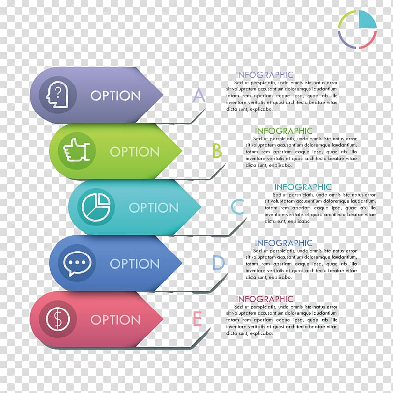 option diagram , Infographic Chart Information, Simple Graphic Design Business Information transparent background PNG clipart