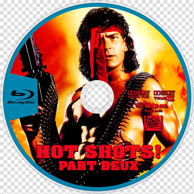 Charlie Sheen Hot Shots! Part Deux Blu-ray disc Film, disc transparent background PNG clipart