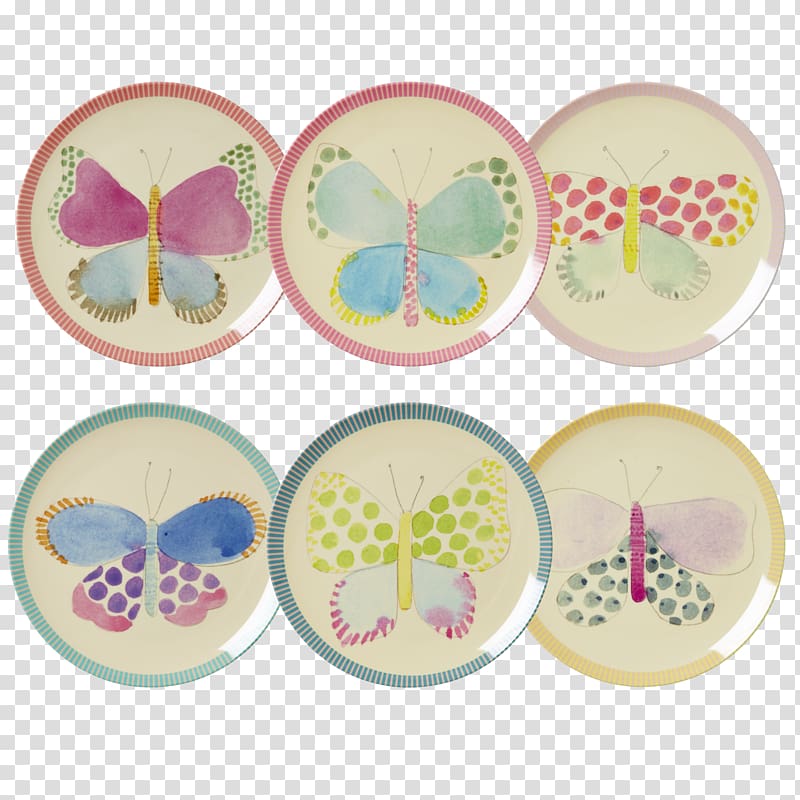 Plate Tableware Rice Butterfly Melamine, plate of Rice transparent background PNG clipart