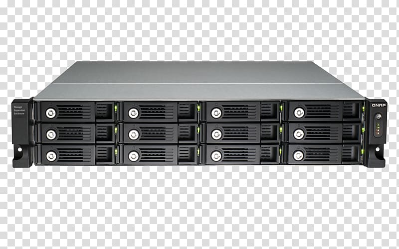 QNAP TVS-1271U-RP Network Storage Systems QNAP Systems, Inc. QNAP Bay NAS Intel Core i7, server rack transparent background PNG clipart
