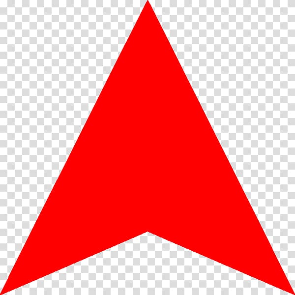 red arrow logo, Triangle Area Point Red, Up Arrow Background transparent background PNG clipart