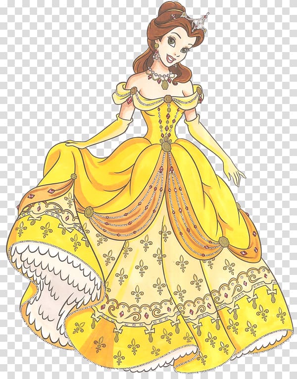 Belle Princess Aurora Ariel Cinderella Beast, Glamour transparent background PNG clipart