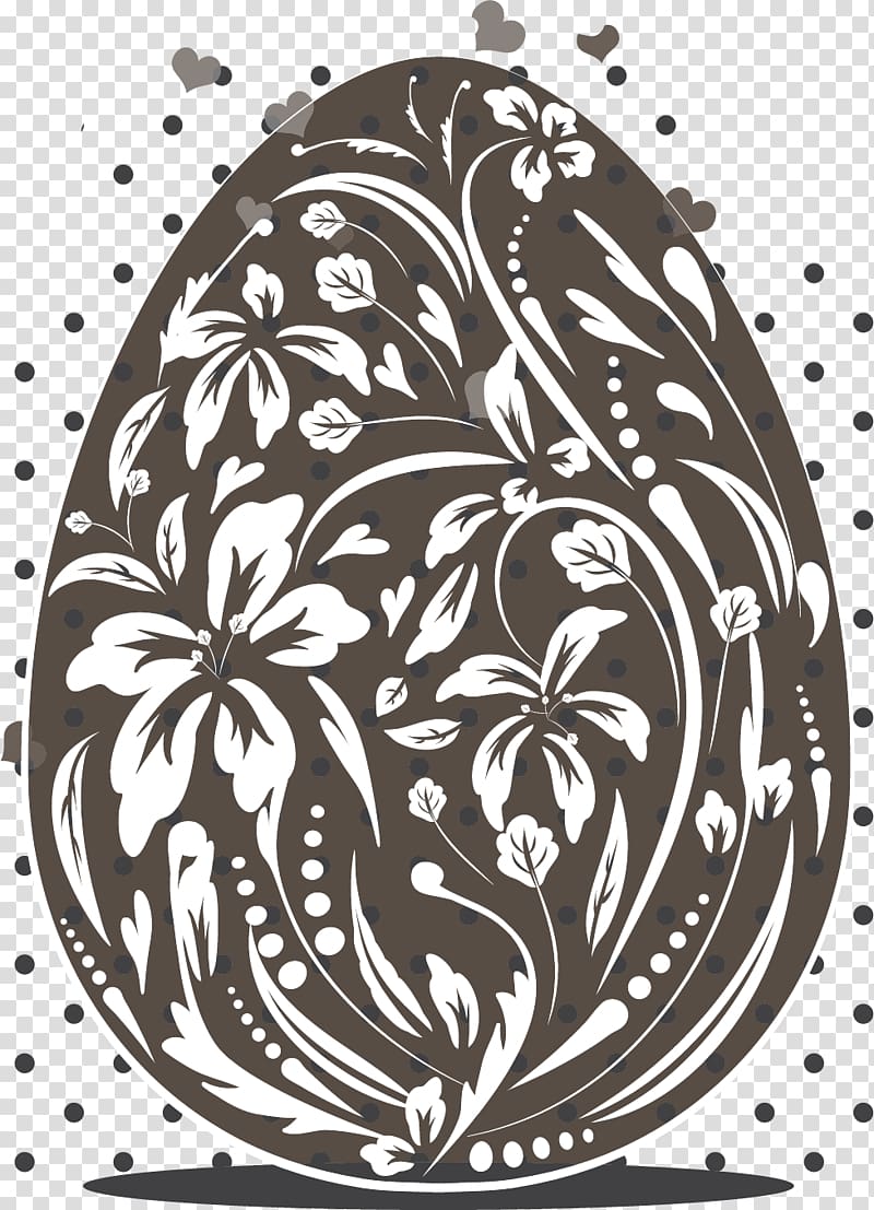 Easter Bunny Easter egg Egg decorating, Hand-painted eggs pattern transparent background PNG clipart