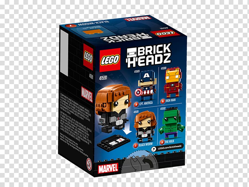 Lego Marvel Super Heroes Amazon.com Captain America Black Widow Lego BrickHeadz, captain america transparent background PNG clipart