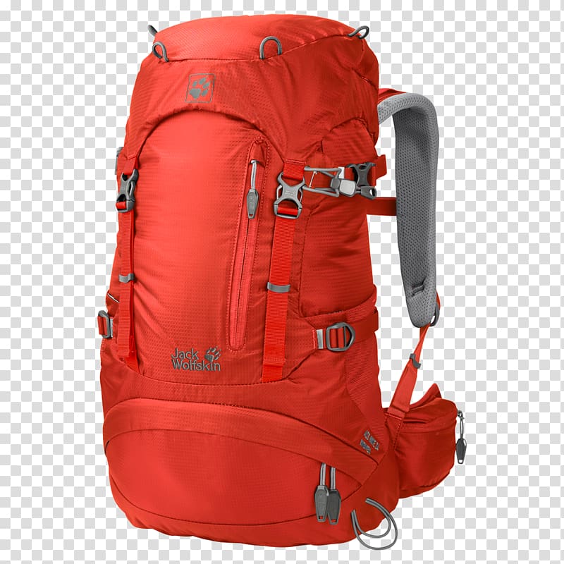 Backpack Hiking Jack Wolfskin Camping Trail running, backpack transparent background PNG clipart