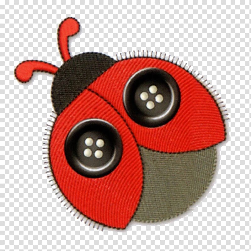 Ladybird Clothing, Red ladybug pattern element transparent background PNG clipart