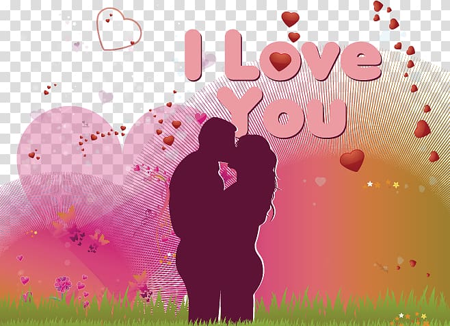 Valentines Day couple Wish Greeting card, Creative Valentine\'s Day transparent background PNG clipart