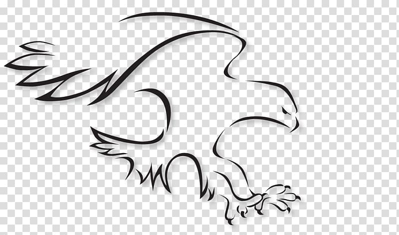 Logo White Monogram Leftovers , Wing eagle transparent background PNG clipart