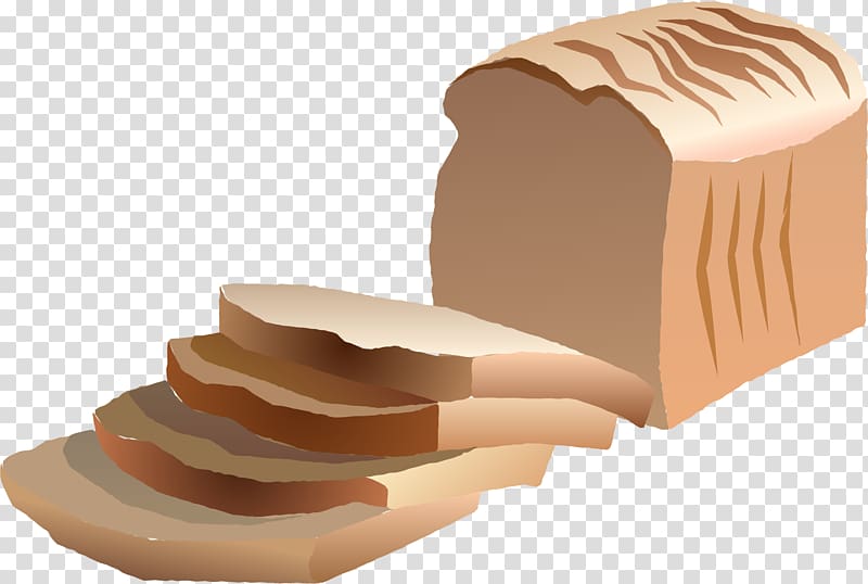 Toast Bread Breakfast, Hand painted yellow bread toast transparent background PNG clipart
