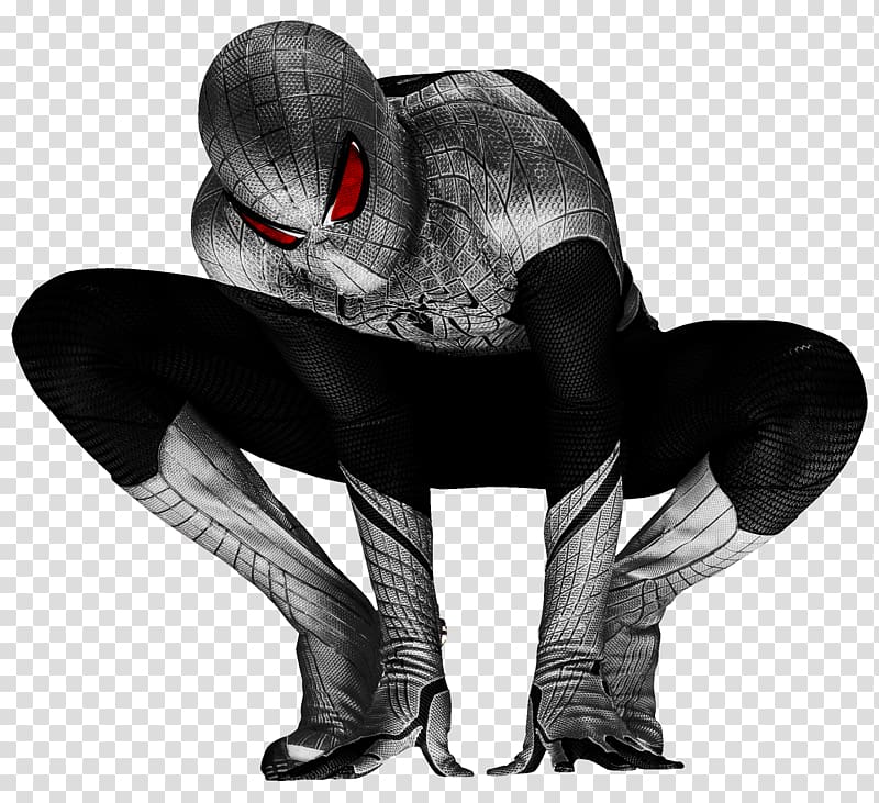 Spider-Man Iron Man Black and white Comics, spider cobweb transparent background PNG clipart