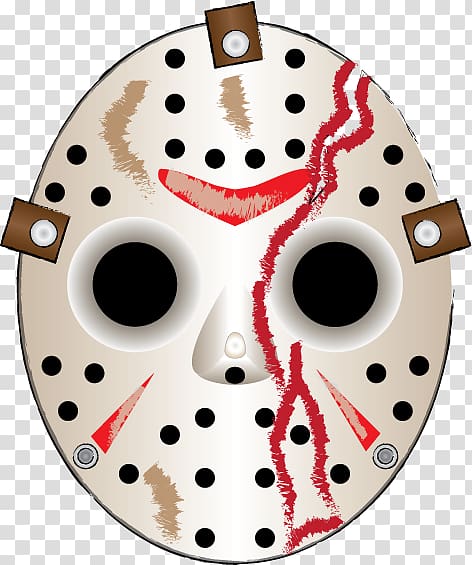 Jason Voorhees Friday the 13th: The Game Goaltender mask, mask transparent background PNG clipart