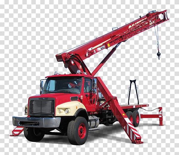 Crane Heavy Machinery Equipment rental Renting, Campbell Crane Boom Truck transparent background PNG clipart