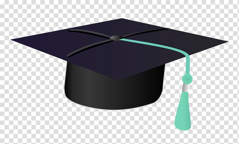 black and green mortar board illustration, Graduation ceremony Diploma, Graduation Cap transparent background PNG clipart