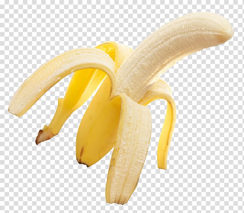 unpeeled banana, Big Banana Cooking banana Peel Food, A banana transparent background PNG clipart