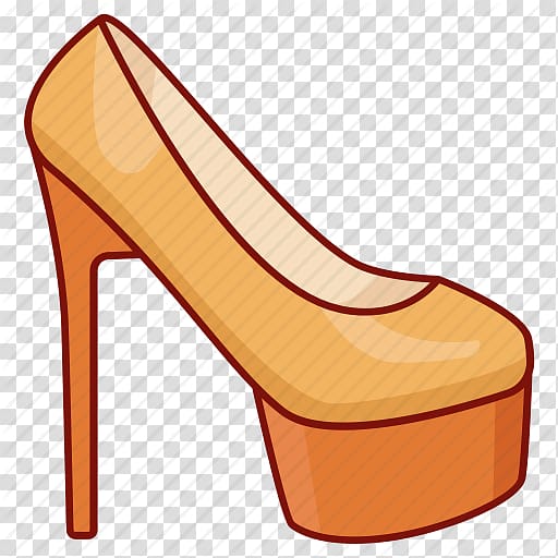 Shoe High-heeled footwear Drawing, Cartoon Shoes transparent background PNG clipart
