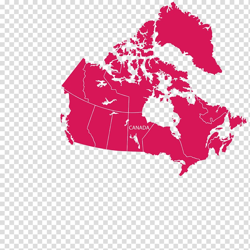 Canada Blank map, Canada transparent background PNG clipart