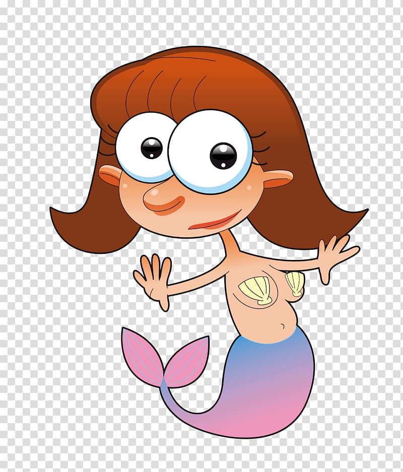 Cartoon Mermaid , cartoon mermaid material transparent background PNG clipart