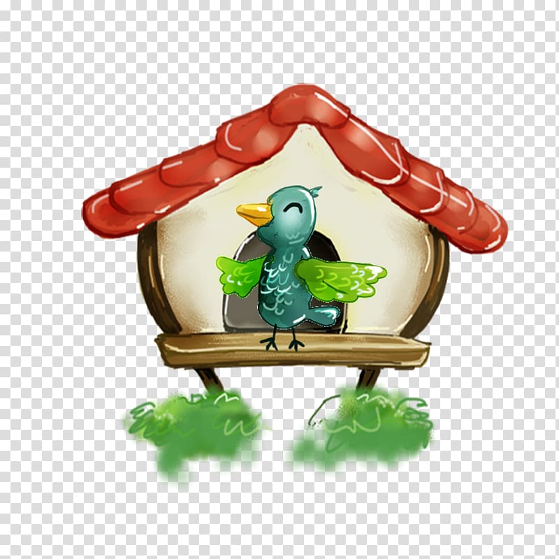 Edible bird\'s nest Cartoon Tree house, Cartoon Bird\'s Nest transparent background PNG clipart